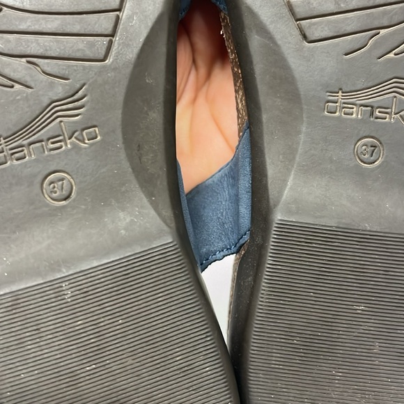 Dansko Rowan Navy Milled Nubuck Mary Jane women’s shoe size 6.5-7 (37) - Picture 8 of 10